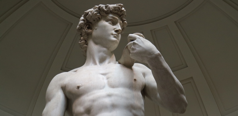 David by Michelangelo in Accademia Uffizi in Florence