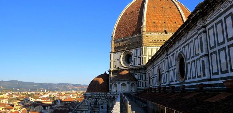 Panoramic terrace and Brunelleschi Dome, Florence