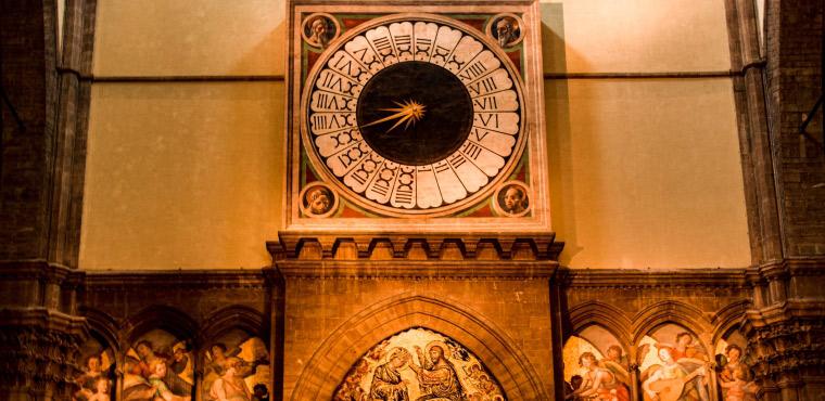 Clock in Basilica di Santa Maria del Fiore