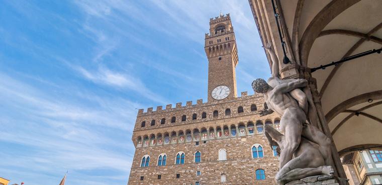 Amazing view of Palazzo Vecchio