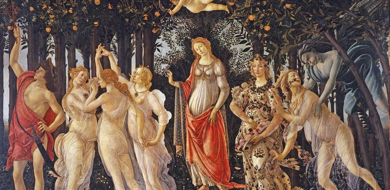 The Spring by Sandro Botticelli, Uffizi in Florence