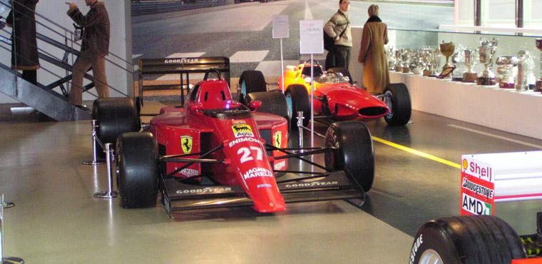 The famous Ferrari in Maranello