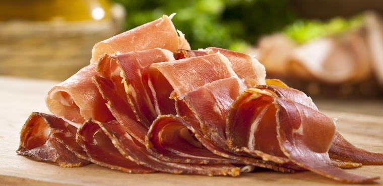 Typical Parma ham