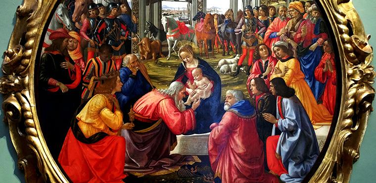 Domenico Ghirlandaio Adoration of the magi, Florence