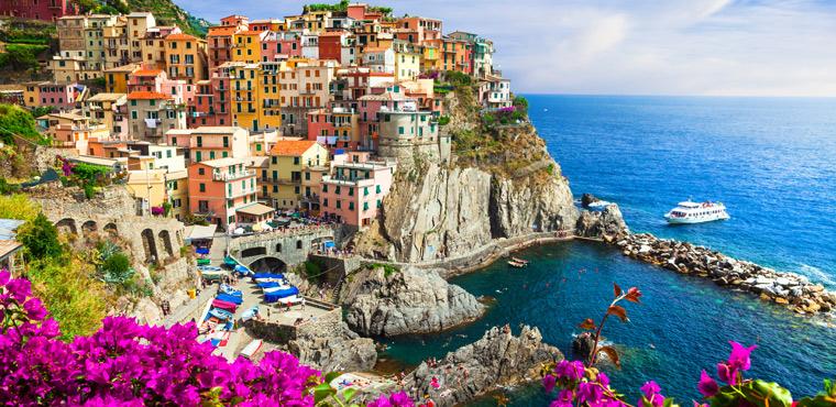 Beautiful view of Cinque Terre
